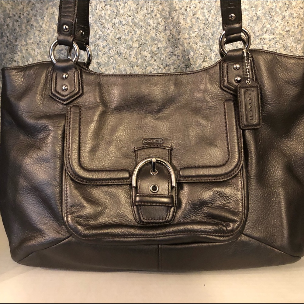 COACH Shoulderbag    Charcoal/Pewter